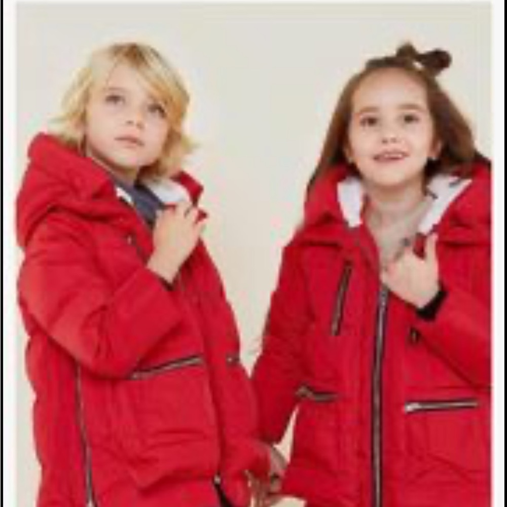 Red Winter Coat- Very warm and cozy- Size 10-11